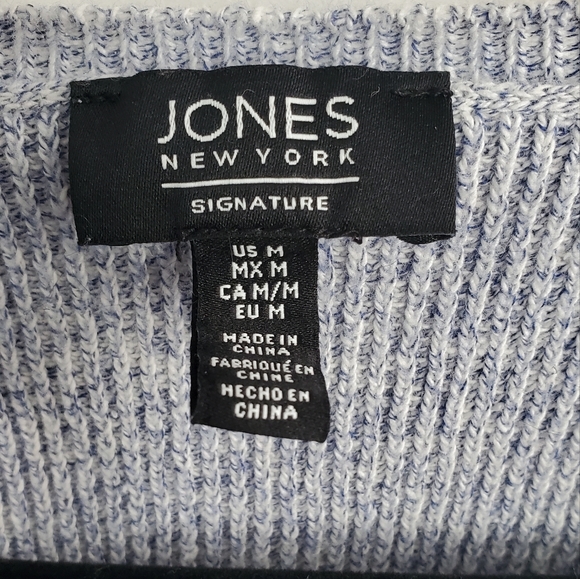 Jones New York Light‎ Blue Sweater - Medium - Like New - Picture 4 of 7